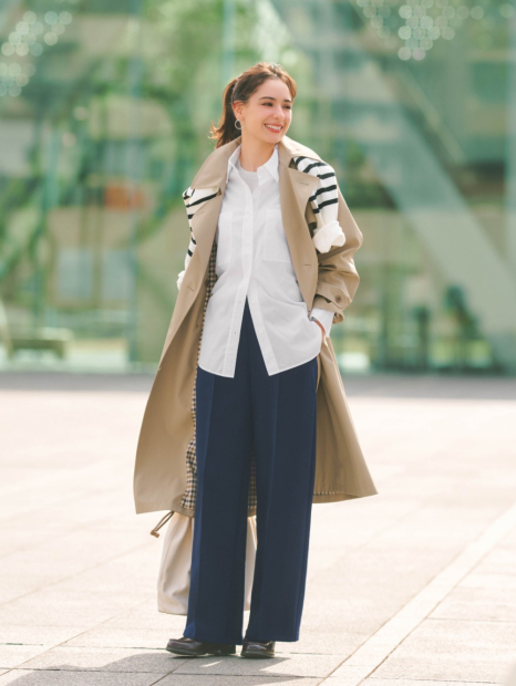 Рубашка оверсайз Uniqlo 1159864379 (Белый M)