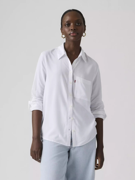Жіноча сорочка Levi's 1159865496 (Білий M)