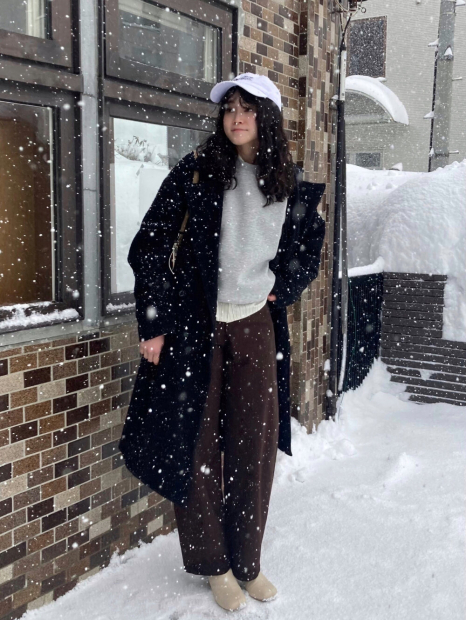 Укороченная рубашка свободного кроя JW Anderson Uniqlo в полоску 1159923002 (Бежевый XL)