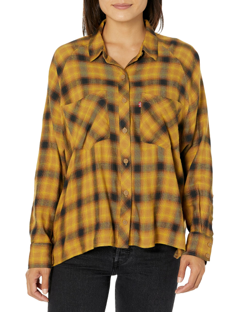 Женская рубашка Levi's 1160145889 (Желтый XL)