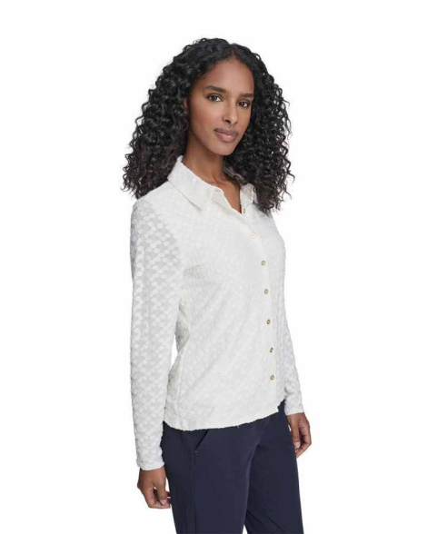 Женская рубашка Tommy Hilfiger 1160270769 (Молочный XL)