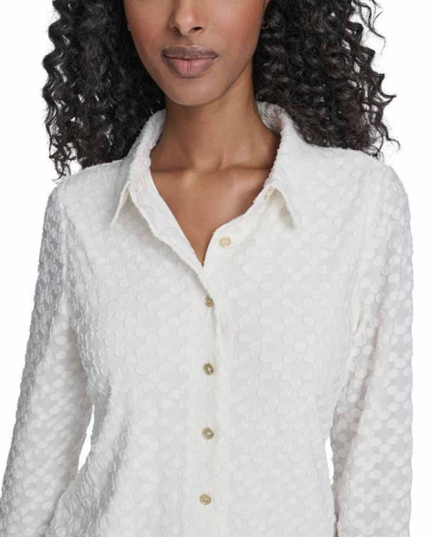 Жіноча сорочка Tommy Hilfiger 1160270769 (Молочний XL)