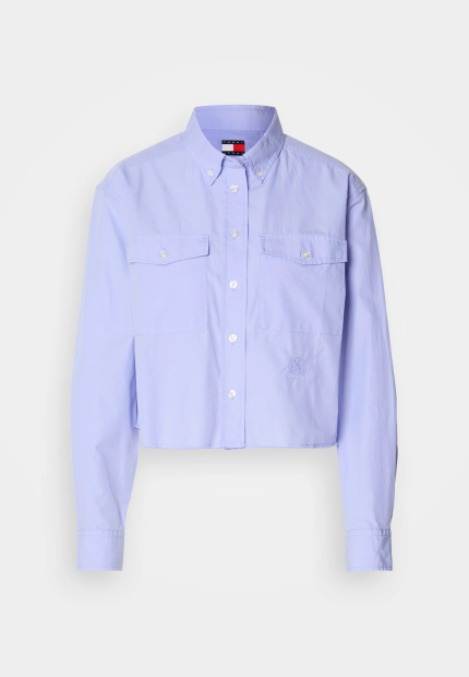 Укороченная рубашка Tommy Hilfiger 1160472422 (Сиреневый XL)