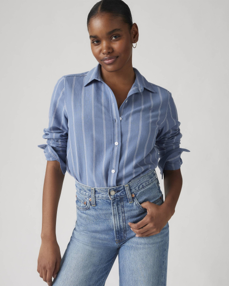 Женская рубашка Levi's 1161837487 (Синий L)