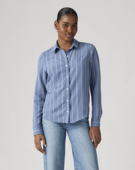 Женская рубашка Levi's 1161837487 (Синий L)