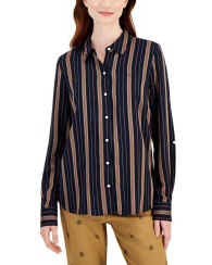 Женская рубашка Tommy Hilfiger в полоску 1159838578 (Разные цвета XS)