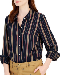 Женская рубашка Tommy Hilfiger в полоску 1159838578 (Разные цвета XS)