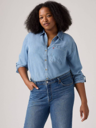 Жіноча сорочка Levi's 1159838587 (Синій 2X)