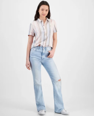 Женская рубашка Tommy Hilfiger с коротким рукавом 1159841209 (Разные цвета L)