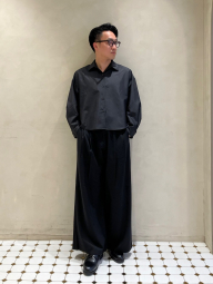 Легка сорочка UNIQLO на ґудзиках 1159841609 (Чорний S)