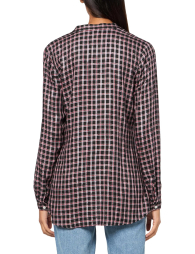 Женская рубашка Tommy Hilfiger в клетку 1159842585 (Черный XL)