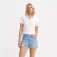 Женская рубашка Levi's с коротким рукавом 1159846112 (Белый XL)