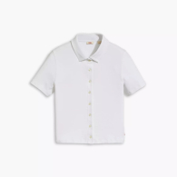Женская рубашка Levi's с коротким рукавом 1159846112 (Белый XL)