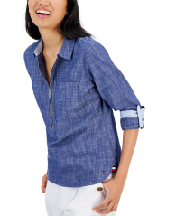 Жіноча сорочка Tommy Hilfiger 1159846966 (Синій XS)