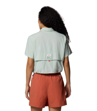 Женская рубашка с коротким рукавом Columbia с защитой UPF 50 1159852089 (Зеленый L)