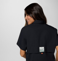 Жіноча сорочка з коротким рукавом Columbia із захистом UPF 50 1159852267 (Чорний XL)