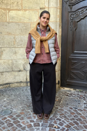 Фланелевая рубашка Uniqlo в клетку 1159852503 (Красный XXL)