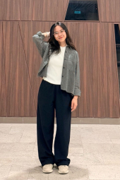 Фланелевая рубашка Uniqlo в клетку 1159852505 (Зеленый XXL)