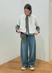 Фланелевая рубашка Uniqlo в клетку 1159852505 (Зеленый XXL)