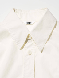 Хлопковая рубашка UNIQLO 1159852517 (Молочный XL)