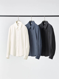 Хлопковая рубашка UNIQLO 1159852517 (Молочный XL)