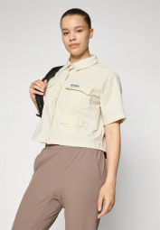 Женская рубашка с коротким рукавом Columbia с защитой UPF 50 1159852528 (Молочный XXL)
