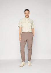 Женская рубашка с коротким рукавом Columbia с защитой UPF 50 1159852528 (Молочный XXL)