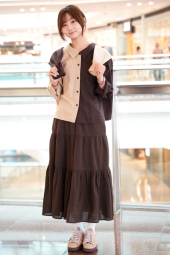 Фланелевая рубашка Uniqlo 1159854242 (Бежевый M)