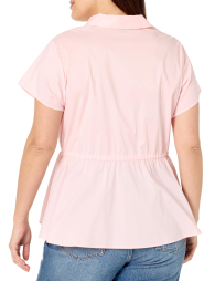 Женская рубашка Tommy Hilfiger с завязкой 1159854383 (Розовый 2X)