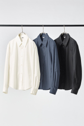 Хлопковая рубашка UNIQLO 1159854428 (Синий M)