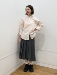 Рубашка Uniqlo в полоску 1159855146 (Розовый M)