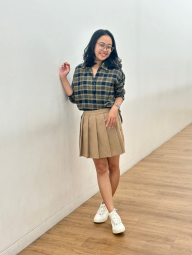 Фланелевая рубашка Uniqlo в клетку 1159855192 (Разные цвета XL)