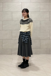 Фланелевая рубашка Uniqlo в клетку 1159855791 (Черный M)