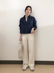 Фланелевая рубашка Uniqlo 1159856737 (Синий XL)