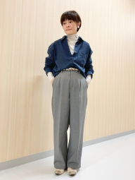 Фланелевая рубашка Uniqlo 1159856737 (Синий XL)