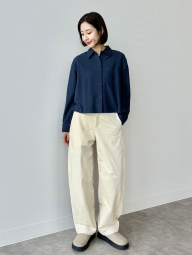 Фланелевая рубашка Uniqlo 1159856737 (Синий XL)