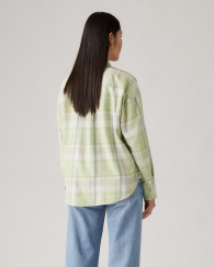 Женская рубашка Levi's в клетку 1159856754 (Салатовый XS)
