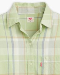 Женская рубашка Levi's в клетку 1159856754 (Салатовый XS)