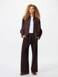 Фланелевая рубашка Uniqlo 1159857182 (Коричневый XXL)