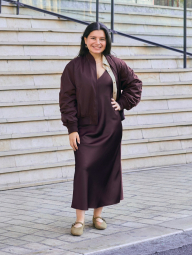 Фланелевая рубашка Uniqlo 1159857182 (Коричневый XXL)