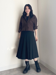 Фланелевая рубашка Uniqlo 1159857182 (Коричневый XXL)