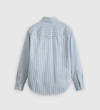 Женская джинсовая рубашка Levi's с принтом 1159857897 (Голубой XS)