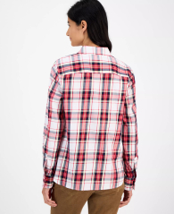 Женская рубашка Tommy Hilfiger с клетчатым принтом 1159862236 (Разные цвета XL)