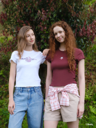 Укороченная рубашка свободного кроя JW ANDERSON UNIQLO в клетку 1159862428 (Розовый S)