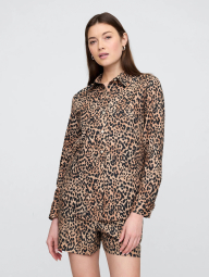 Женская рубашка GAP 1159862889 (Леопардовый XS)
