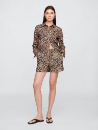 Женская рубашка GAP 1159862889 (Леопардовый XS)