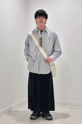 Рубашка оверсайз Uniqlo в полоску 1159862962 (Синий XS)