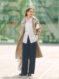 Рубашка оверсайз Uniqlo 1159864379 (Белый M)