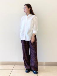Рубашка оверсайз Uniqlo 1159864379 (Белый M)