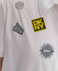 Женская рубашка DKNY с нашивками 1160410801 (Белый M)